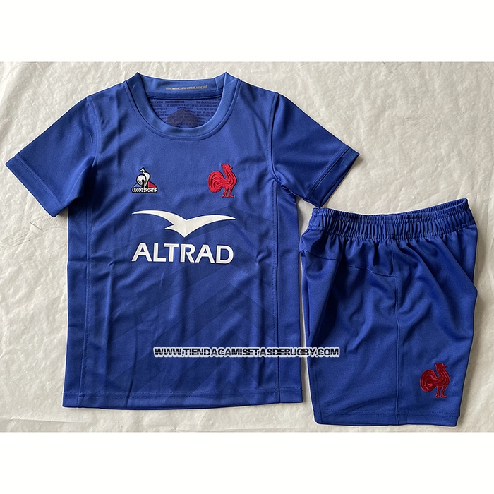 Camiseta Ninos Kit Francia Rugby 2023 Local